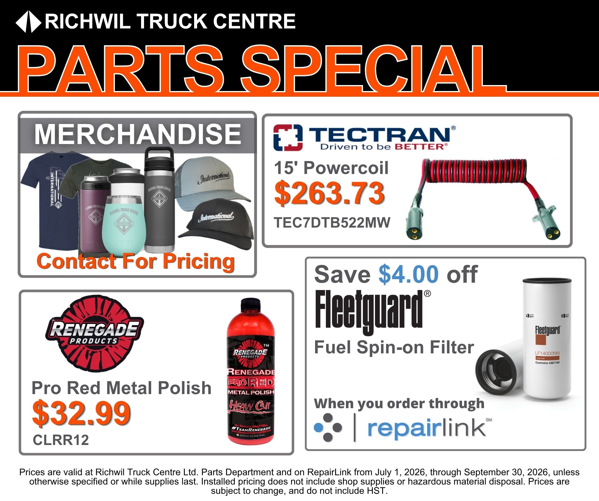 Quarterly Promo